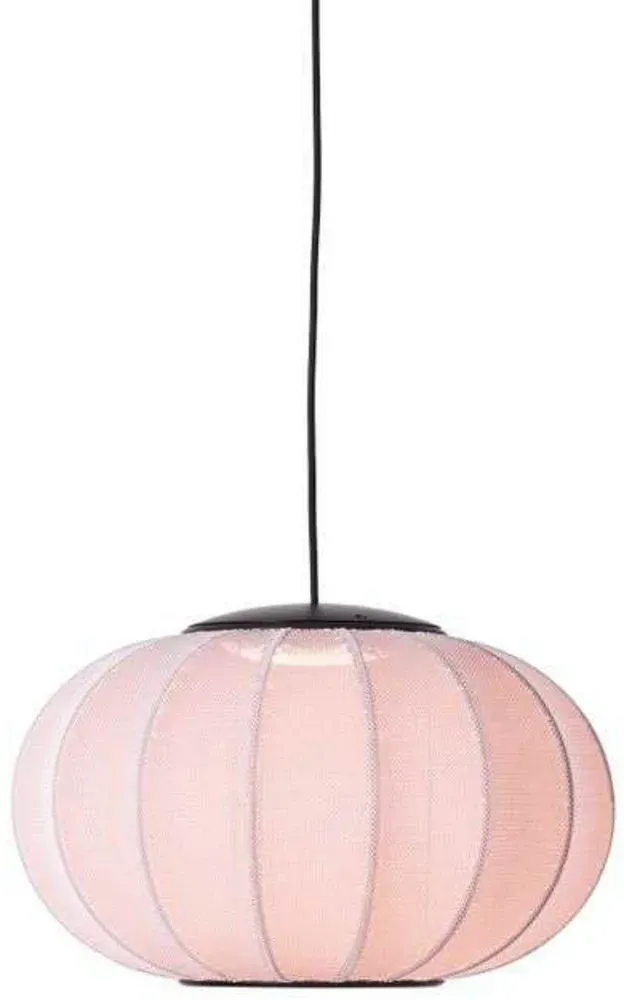 Pendelleuchte Made By Hand, Pink / Rosé, für Schlafzimmer, Stoff / Textil - 26