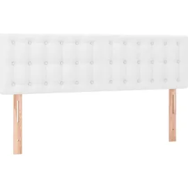 vidaXL Boxspringbett 140 x 190 cm Weiß