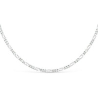 Firetti Kette ohne Anhänger »Schmuck Geschenk Silber 925 Halsschmuck Halskette Figarokette«, 96411721-45 silberfarben