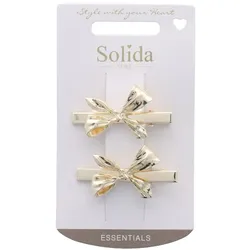 Solida Haarclips Metall Gold