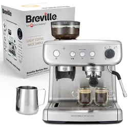 Breville Barista Max Espressomaschine, Thermoblock-System mit PID-Technologie