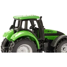 Siku 1606 - Traktor mit Fortuna 2-Achs Anhänger Grün
