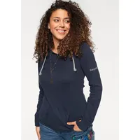 KangaROOS Kapuzenshirt, Langarm mit Daumenlöchern, figurbetonter Schnitt, aus Jerseystoff