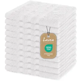LAVEA Elena Handtuchset 10-tlg. weiß