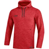Jako Premium Hoodie rot meliert S