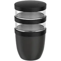 Mepal Ellipse Müslibecher 3-teilig Nordic black 500 ml + 200 ml + 200 ml
