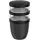 Mepal Ellipse Müslibecher 3-teilig Nordic black 500 ml + 200 ml + 200 ml