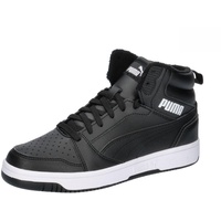 Puma Rebound V6 MID WTR JR Sneaker, Shadow Gray Black White, 39 EU