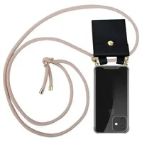 Cadorabo Hülle für Apple iPhone 11 PRO Schutzhülle in Rosa Handy Kette Silikon Kordel abnehmbares Etui