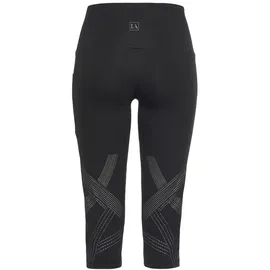 LASCANA Caprileggings sportlich Schwarz 32/34