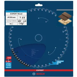 Bosch Kreissägeblatt 250x3,2x30 mm Z80 1 Stück
