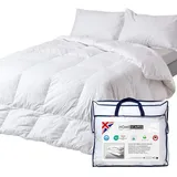 Homescapes – Entenfedern - Daunen, Wärmeklasse 2, 155 x 220 cm,