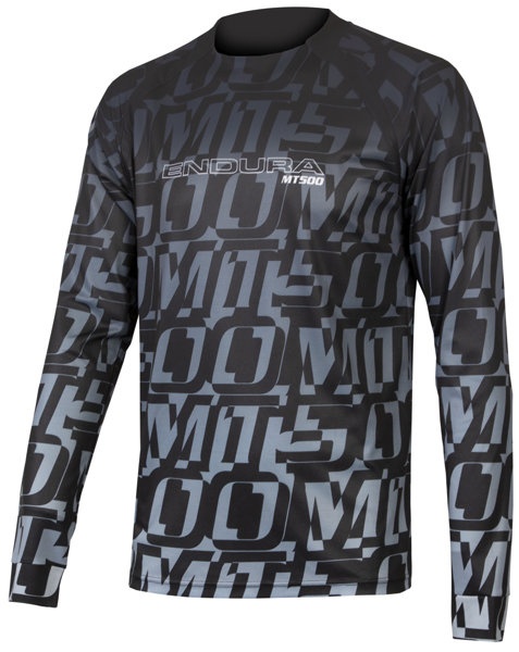 Endura MT500 L/S Print LTD - Radtrikot - Herren - Black - 2XL