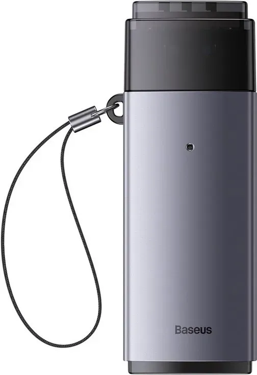 Baseus Lite-Serie USB-A auf SD/TF-Kartenleser grau