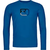 Ortovox 150 Cool Mtn Silhouette Ls M Herren blue note Merinoshirt