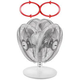 Unold Silverline 25 cm Tischventilator Schwarz/Silber