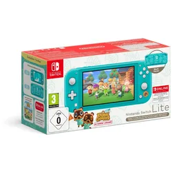 Nintendo Switch Lite Animal Crossing: New Horizons Nepp&Schlepp + Nintendo Switch Online 12-monatige Einzelmitgliedschaft