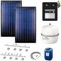 Buderus Solaranlage Logaplus S12 - 2 Kollektoren (4,74m2) SKN4.0-s - KS0110 SC20/2 - Aufdachmontage - 7739606308