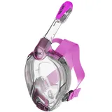 Seacsub Granfacial Libera Junior Schnorchelmaske - Transparent Pink / Pink - +6 Jahre