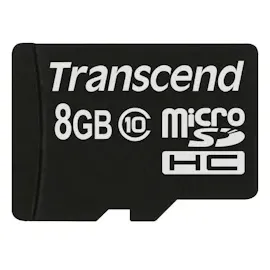 Transcend microSDHC Class 10 + SD-Adapter 8 GB
