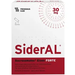 SiderAL® Eisen Forte 30mg Zitrus bei erhöhtem Eisenbedarf 30 St
