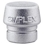 Halder SIMPLEX Kopf-Ø 40mm Weichmetall silber hart