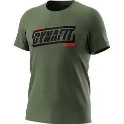 DYNAFIT Herren Shirt GRAPHIC, thyme/TABLOID, S