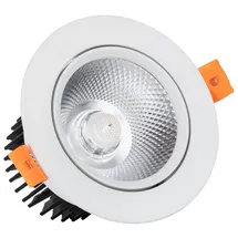 LEDKIA LED Downlight Einbaustrahler 12W Rund COB CRI90 Ausschnitt Ø 90 mm No Flicker 4000K Neutralweiß