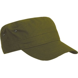 Trooper Cap - Cooles Cap im Army-Stil aus strapazierfähigem Baumwoll-Canvas, olive
