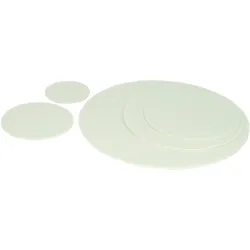 BIASTO - Premium Filz Untersetzer - rund 10cm - Farbe: wollweiss (HF046). Design Glas-Untersetzer für Getränke, Tisch, Bar, Tasse, Vase