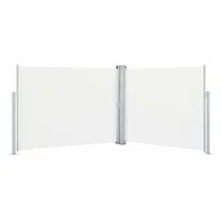 vidaXL Ausziehbare Seitenmarkise 1,4 x 10 m creme