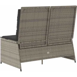 vidaXL Gartenbank 3394469 110 x 60 x 85 cm Grau