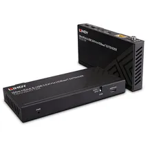 Lindy 150m Cat.6 HDBaseT KVM Extender, HDMI 4K60, USB 2.0 - IR