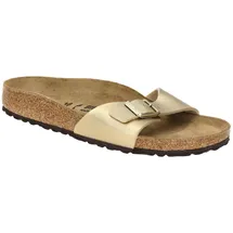 Birkenstock Madrid Birko-Flor schmal gold 43