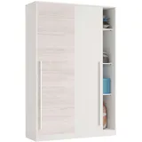 fanmuebles Schwebetürenschrank Top 120 x 200 x 50 cm Weiß