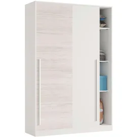 fanmuebles Schwebetürenschrank Top 120 x 200 x 50 cm Weiß