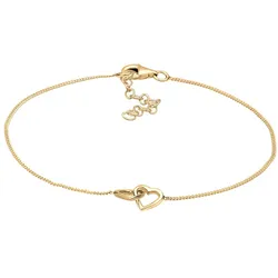 Elli Armband Herz Heart Verschlungen Symbol 925 Silber 18 Damen 