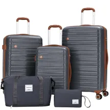 TRAVELHOUSE Ascona Koffer-Set 5-tlg. grau