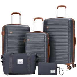 TRAVELHOUSE Ascona Koffer-Set 5-tlg. grau