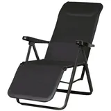 barths Lugano Relaxliege 65 x 85 x 114 cm anthrazit klappbar