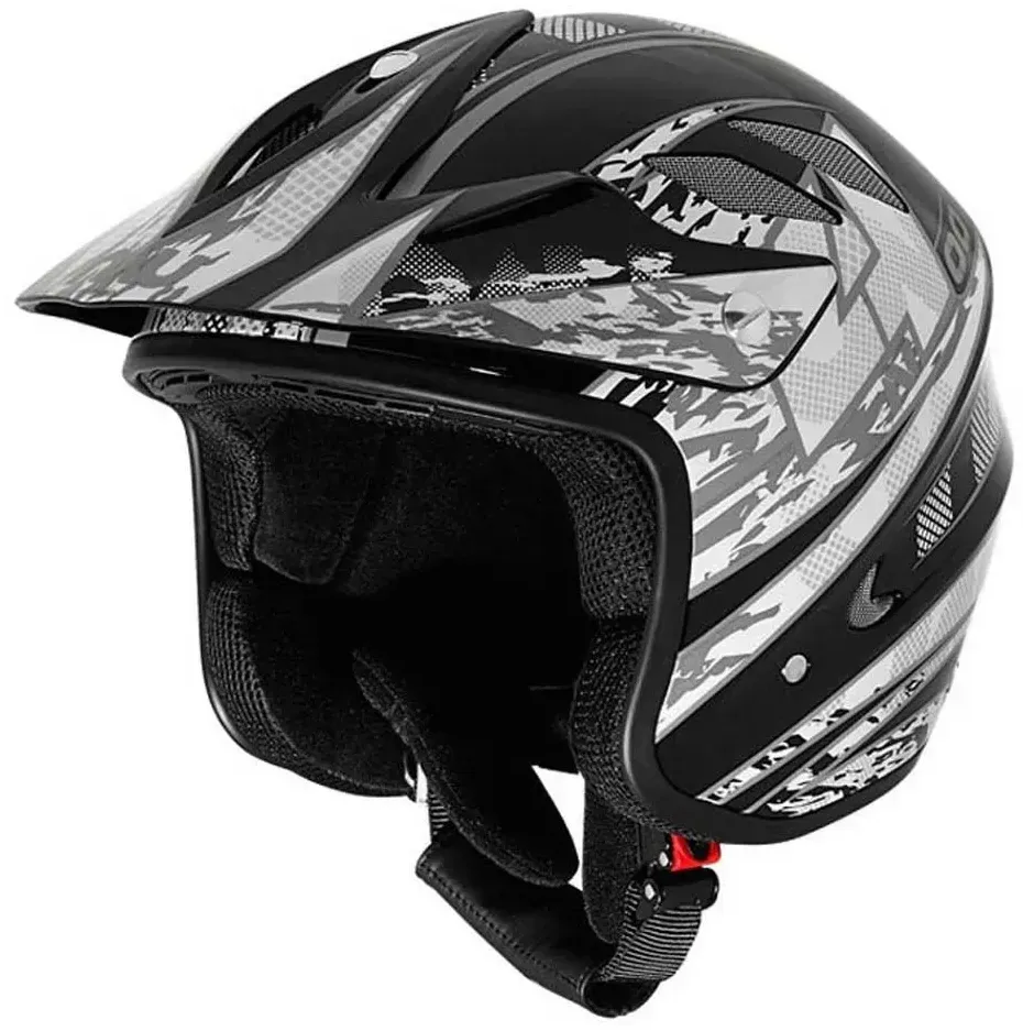 Nau N400 Overnet Jethelm - Black / Grey - L