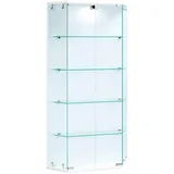 VCM Hängevitrine Benila 83 x 17 x 114 cm Weiß
