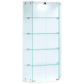 VCM Hängevitrine Benila 83 x 17 x 114 cm Weiß