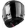 Simpson Venom Stingrae, Integralhelm - Schwarz/Silber / XS