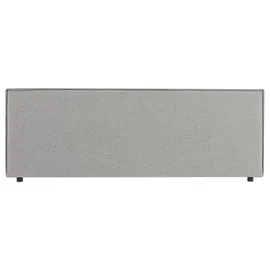 Idimex Kopfteil KLAO gepolstert 160cm grau – elegantes Bettkopfteil, Melange-Optik, widerstandsfähiger Stoffbezug, langlebig und bequem, klassisches Design