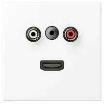 Jung MALS1082WWM Multimedia-Anschlusssystem Cinch Audio / /