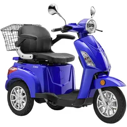 LuXXon Elektromobil »E3800«, max. 20 km/h, Reichweite: 65 km, blau