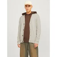 JACK & JONES Emil Strickjacke Oatmeal / Melange XL