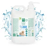 MENFORSAN Geruchsbeseitigendes Hundeshampoo, Beseitigt schlechte Gerüche aus dem Fell, Talkum, Blau, 5 l