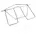 Haas KG Auflagerost 40 x 0 5 cm Farbe grau